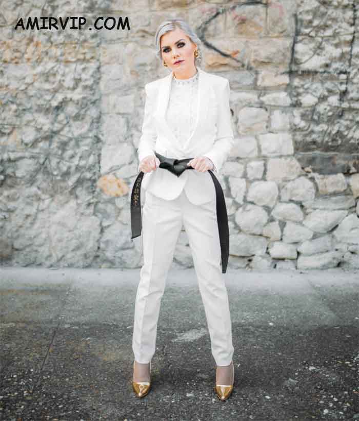 9 ترفند برای ست کردن شلوار جین سفید با لباس